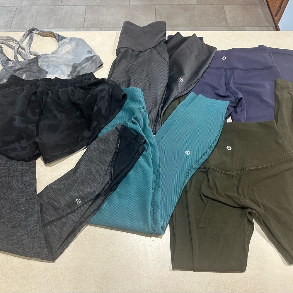 Lululemon Women’s Activewear Bundle – 7 Pieces (Size 4 & 6)